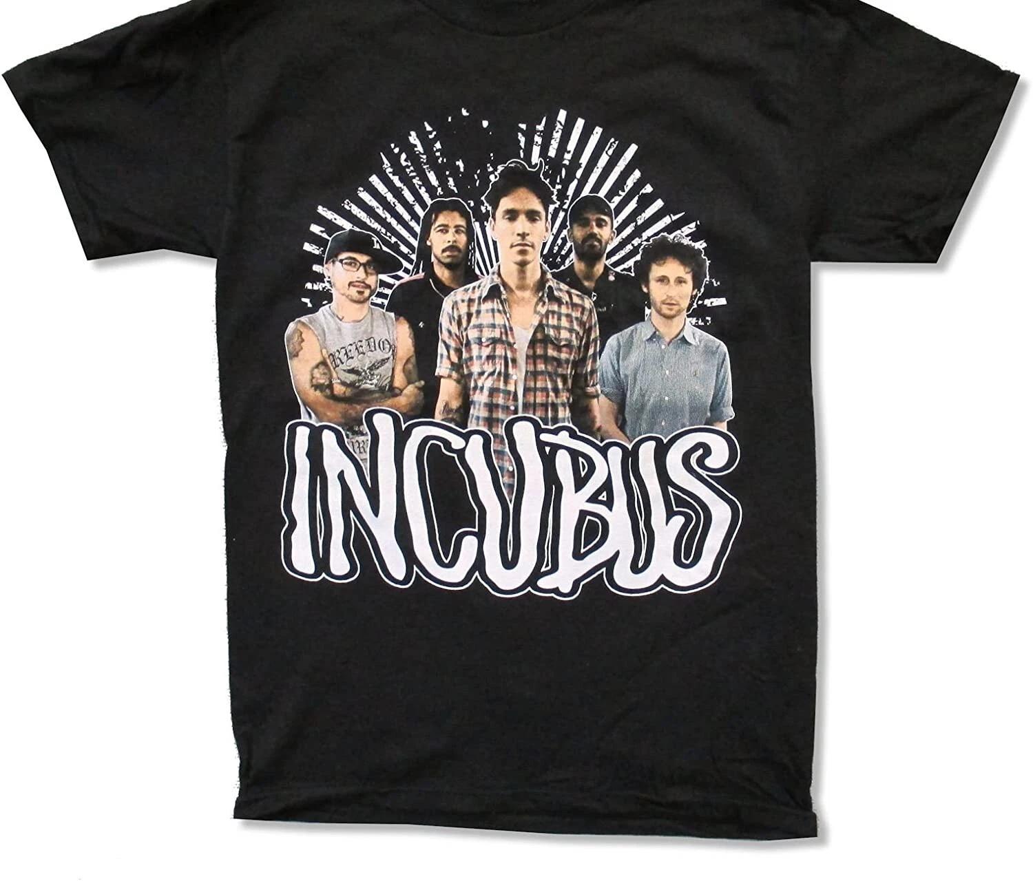 Incubus Band In Concert Heavy Cotton Black Full Size Unisex Shirt TR310 XL