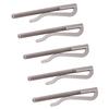5pcs Silver Tone Money Spring Clip 5 Pcs DIY Wallet Clip Money Clip Wallet  For Leather Purse