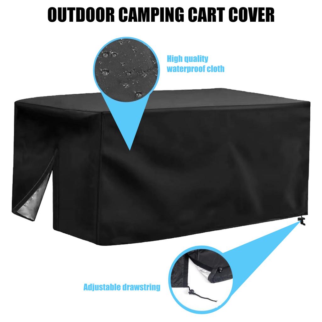 Foldable Handcart Protections Guard Handcart Protective Guard Handcart Protector Wrap Cover Watertight Wagon Cart Cover