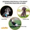 Dog Mobility Aid Harness With Reinforced Padding For Pet Dog Rehabilitation NonChoking Lift Slings for Elderly Pet Dog