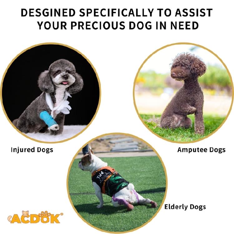Dog Mobility Aid Harness With Reinforced Padding For Pet Dog Rehabilitation NonChoking Lift Slings for Elderly Pet Dog