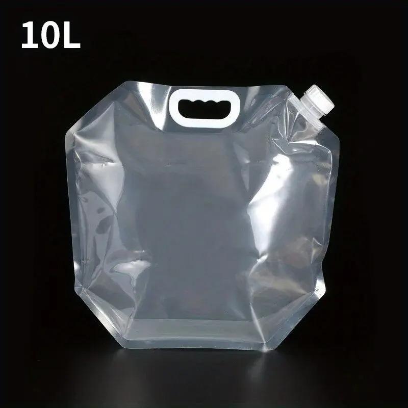 5L/10L Foldable Water Container, Portable Water Storage Bag, for Outdoor Camping, Hiking and Emergency Survival.