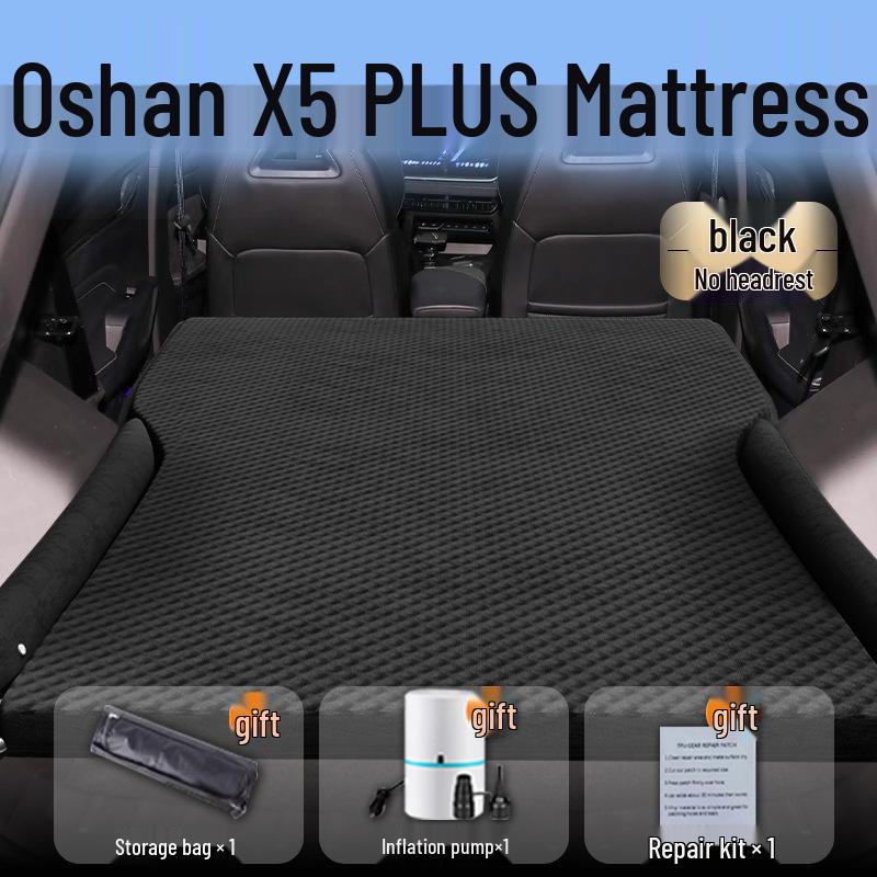 Inflatable Car Mattress for Changan Oshan X5plus - Rear Seat and Trunk Sleeping Pad