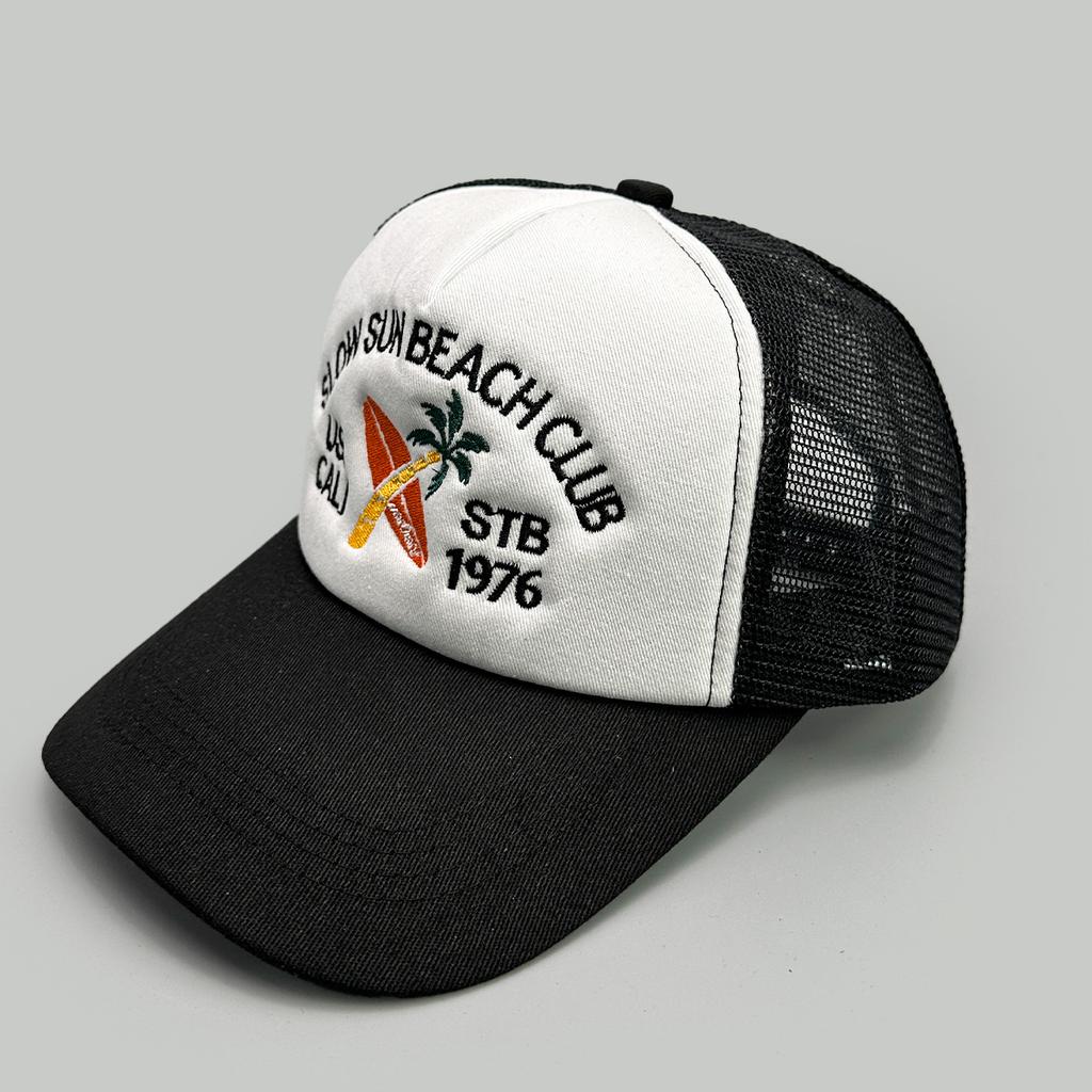 Hip Hop Mesh Letter Embroidered Baseball Cap Men'S And Women'S Shade Contrast Color Street Fruit Truck Hat