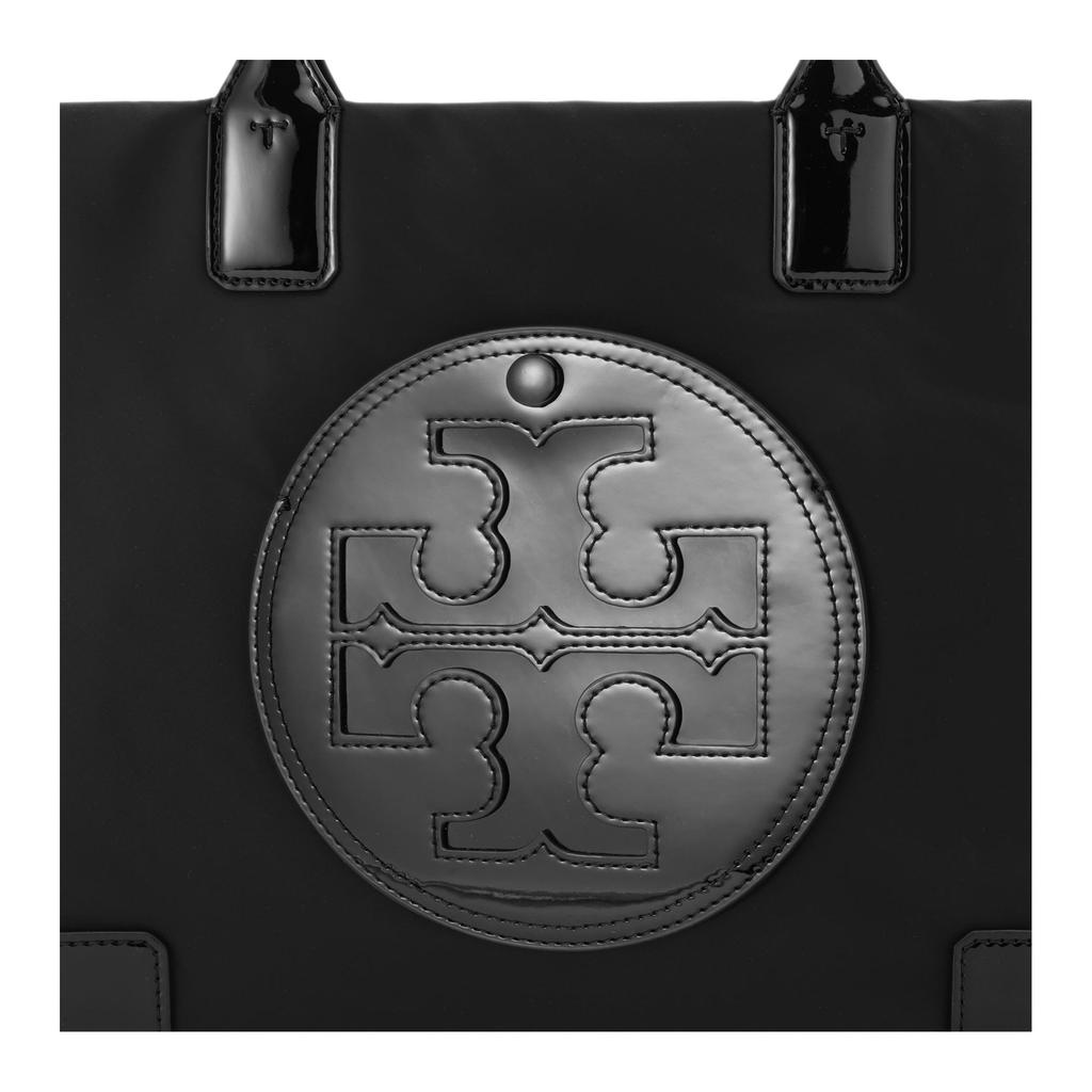 Tory Burch Ella Stylish Double T Logo Tote Bag Women tote bags Black 90482-001