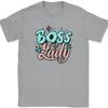 Boss Lady T-Shirt Funny The Office Humor Gift Joke Novelty Text Graphic Tee