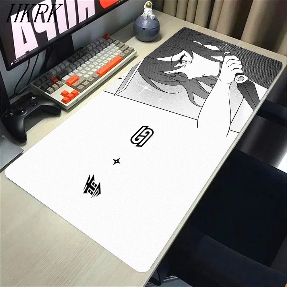 Anime Mousepad YUki Aim Rubber HD Mouse Mat Office NonSlip Large Mouse Pad Gamer Keyboard Mats Game Professional Gaming Deskmat