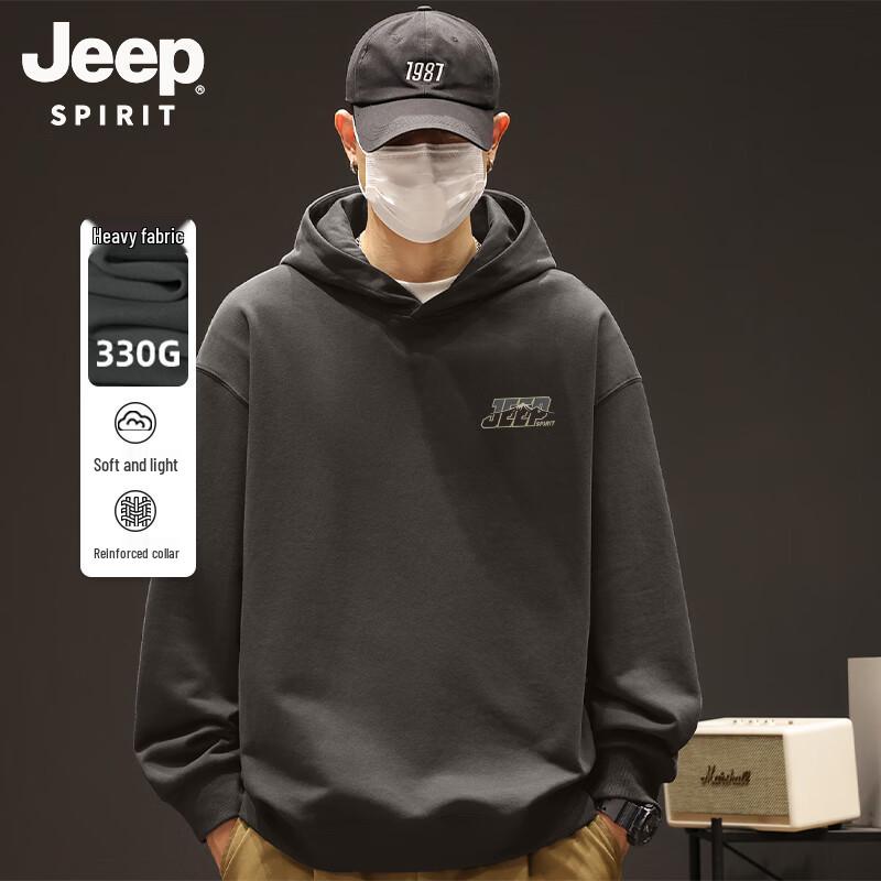

JEEP SPIRIT Men s Hooded Pullover Sweatshirt 2XL