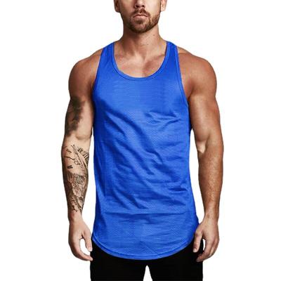Sportweste Sommer Lässig Lose Bottoming Shirt Herren Fitness Mesh Ärmelloses T-Shirt