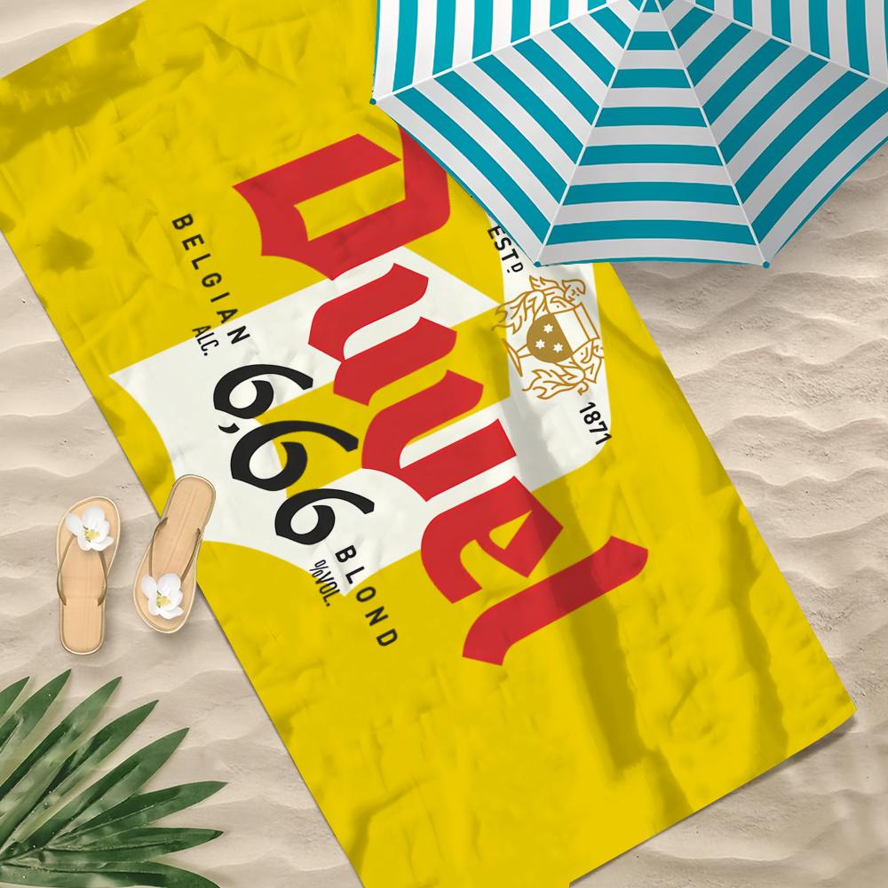 Kühltuch Weiches Poolgeschenk Für Bier Mode D-Duvel Reise Fitnessstudio Dusche Camping Schnelltrocknend Sport Großes Strandtuch