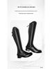 HelloHorse Premium Cowhide Equestrian Riding and Show Jumping Boots