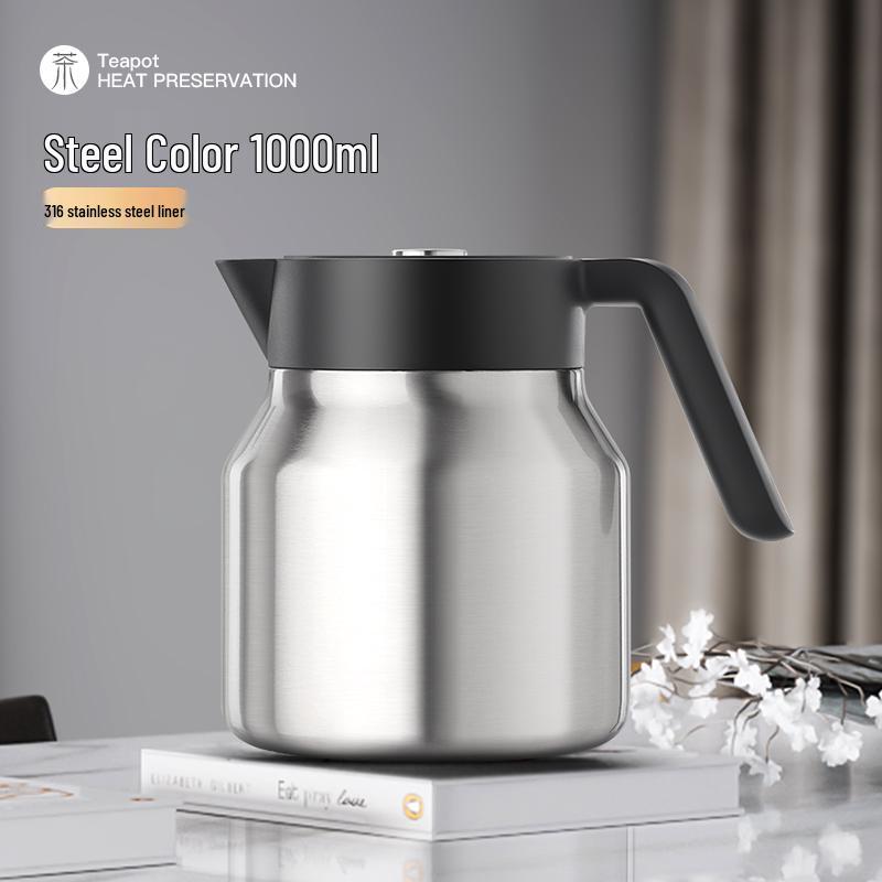 

Stewed Tea Pot with Heat Preservation for Pu er & Old White Tea, Office & Home Use - Tea & Water Separation, Small Batch.