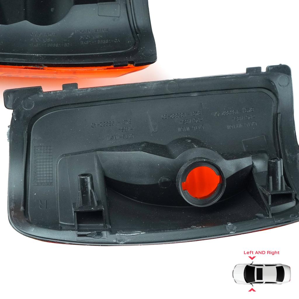 ESP593 Boční zrcátko s blinkrem Jantarově oranžové sklo levé pravé pro Ford Transit MK8 T18 V363 2013-dále 1847390 1847388