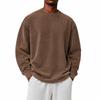Men's Winter Crewneck Sweatshirt Casual Pullover Top for Cold and Daily Wear