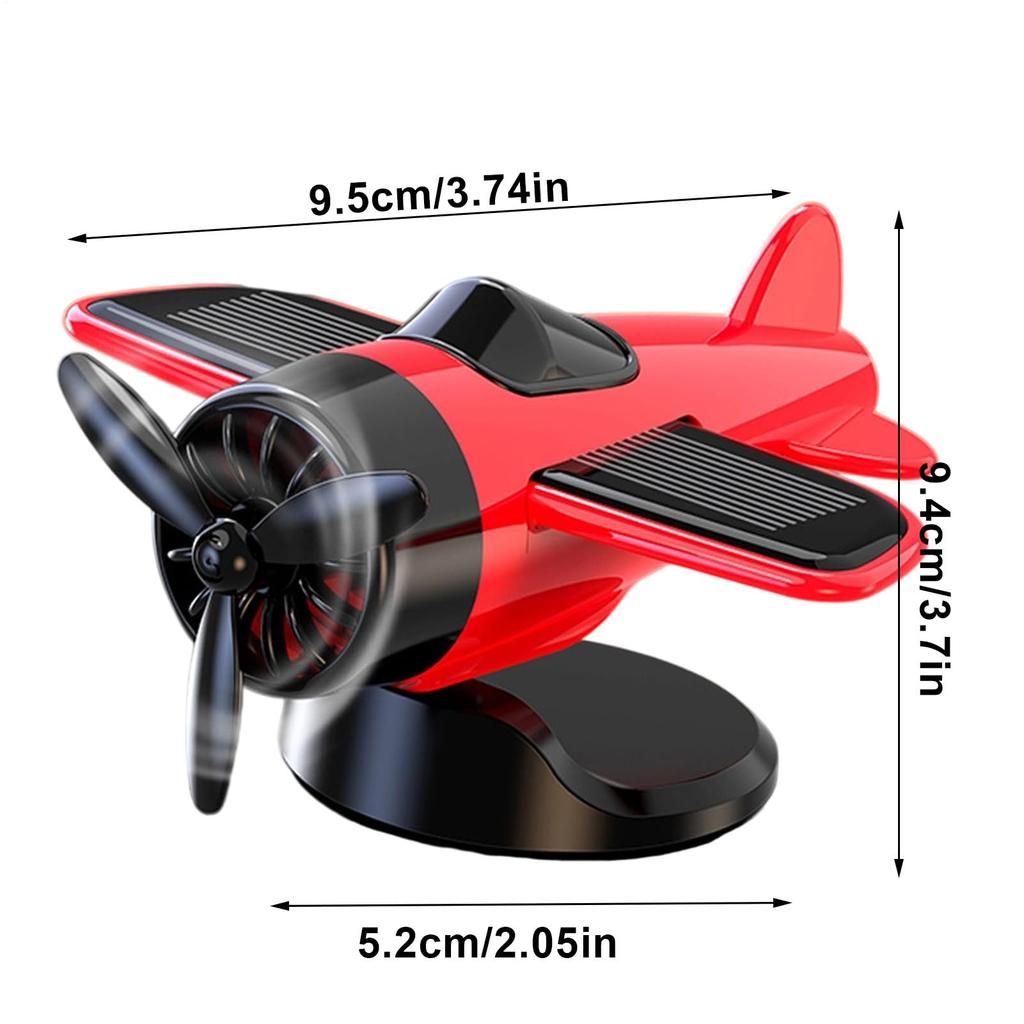 Dgayaeic Solar Powered Car Decor | Dashboard Decor | Spinning, Drifting, Fans Collectors Item for Men and Women Driver