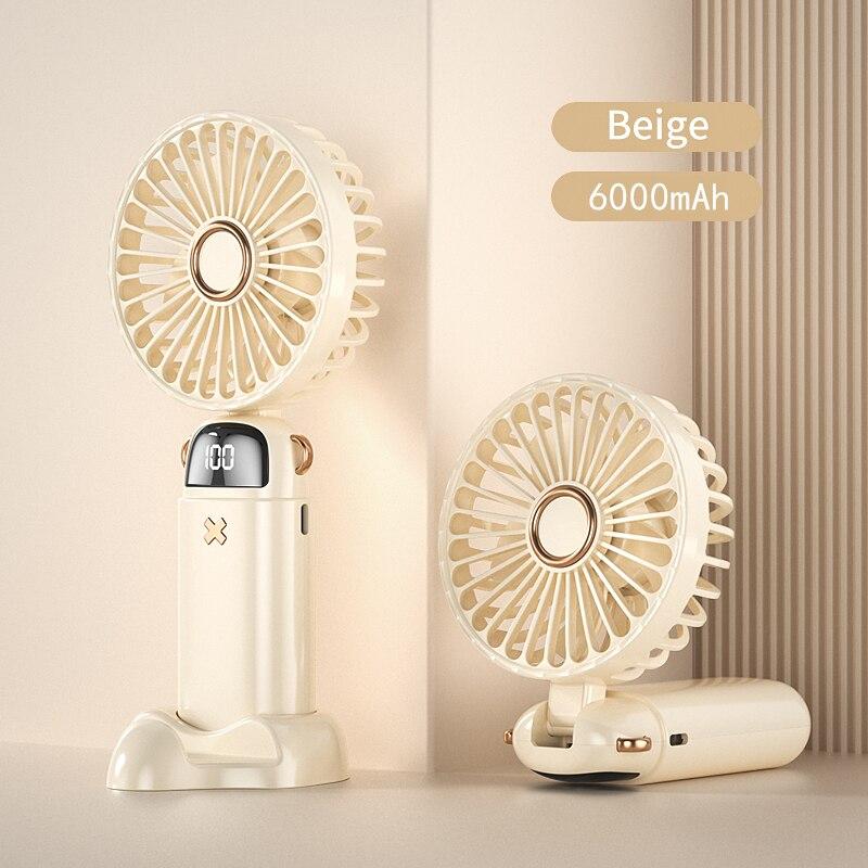

Aromatherapy Mini Handheld Small Fan Portable Portable Silent Office Desk Student On Dormitory Charging Outdoor Hand Holding Fan