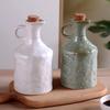Keramik Essigtopf Vintage Sojasaucenflasche Praktisches Küchengewürz-Aufbewahrungsglas Kochen
