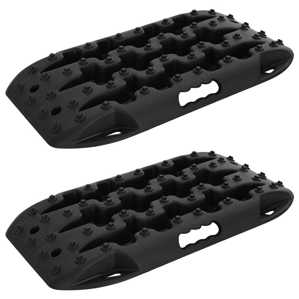 Traction Plates 2 pcs Black 57.5x30.5x5.5 cm