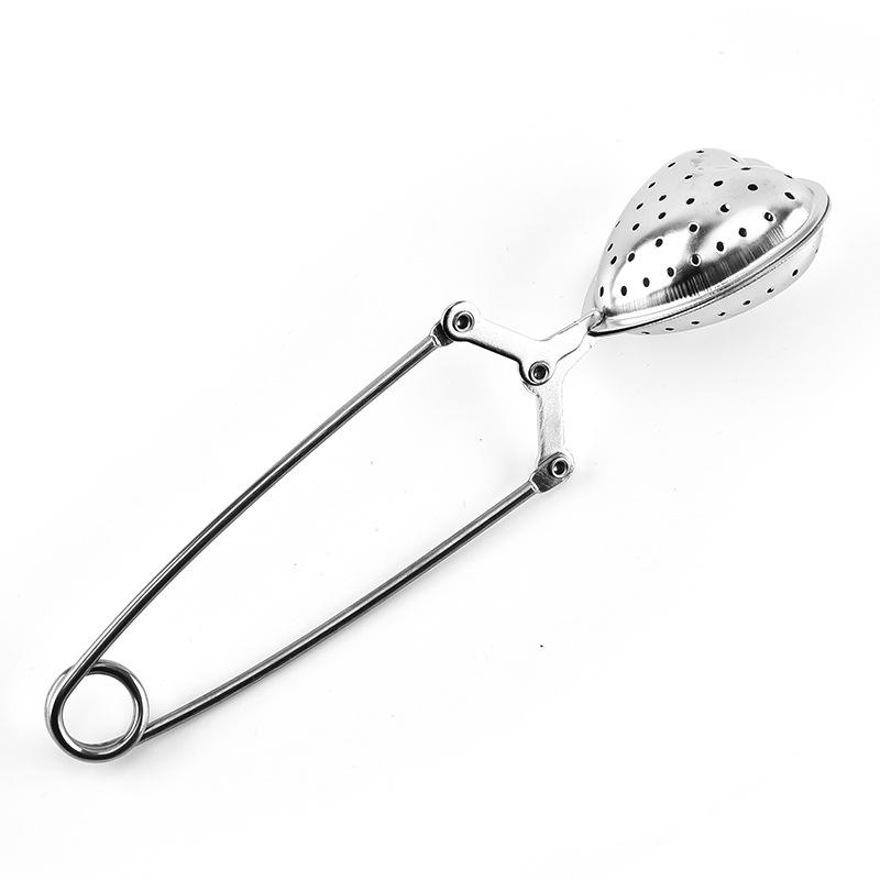Stainless Steel Tennis Clip Ball Tea Infuser Tea Strainer Herbal Spice Cooking Filter