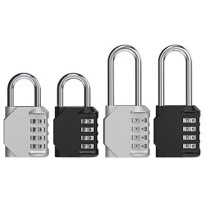 Cadenas à combinaison Cadenas à 4 chiffres pour casiers de gym et d'école Robuste Résistant aux intempéries Cadenas codés Extérieur