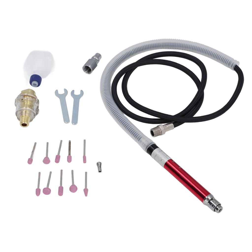Air Micro Grinder Kit 18in 58000RPM Multifunctional Air Powered Micro Die Grinder Kit