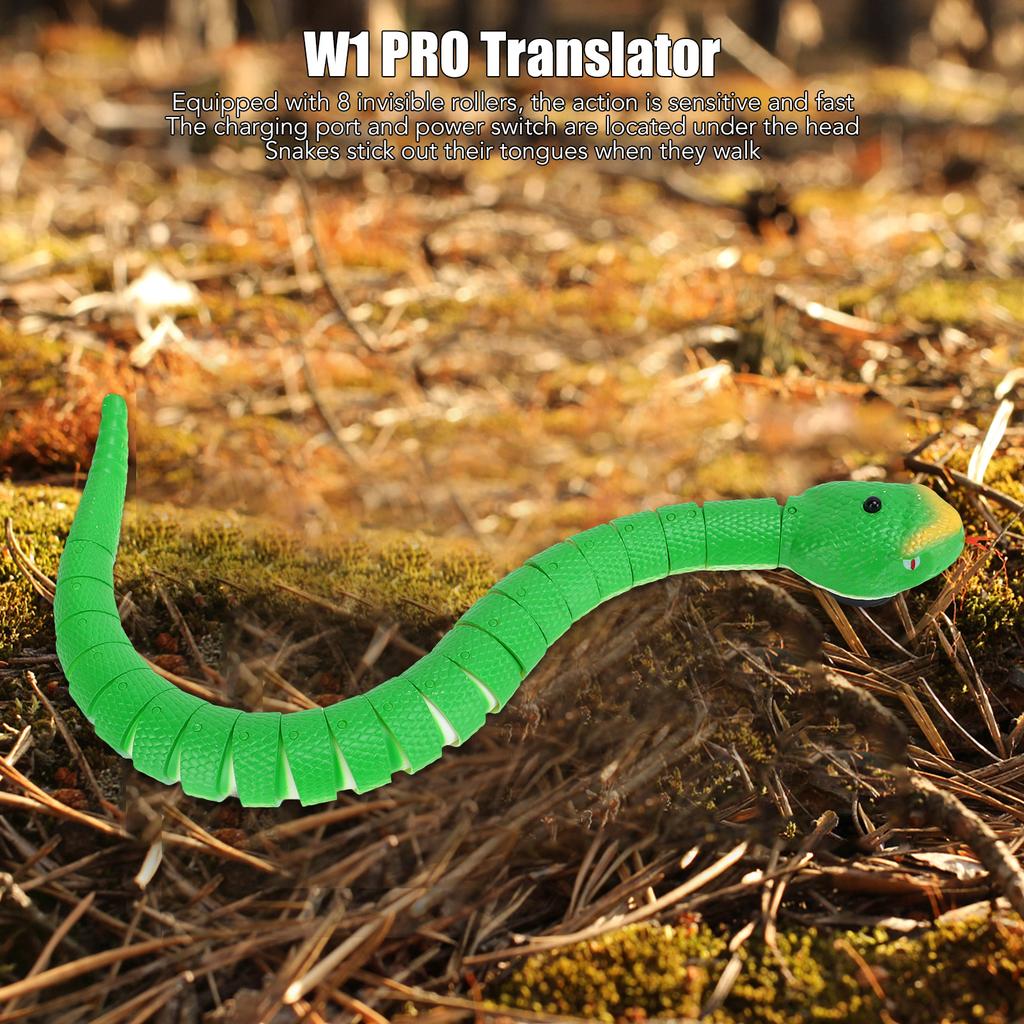 Remote Control Snake USB       Infrared Control with Retractable Snake Tongue RC Animal Toy for Over 8
