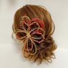 Mizuhiki Hair Red for and Bridal Perfect for and Ornament, Gold, Kumihimo, Coming-of-Age Ceremonies, Graduations, Weddings, Wear. Kimono, Hakama,