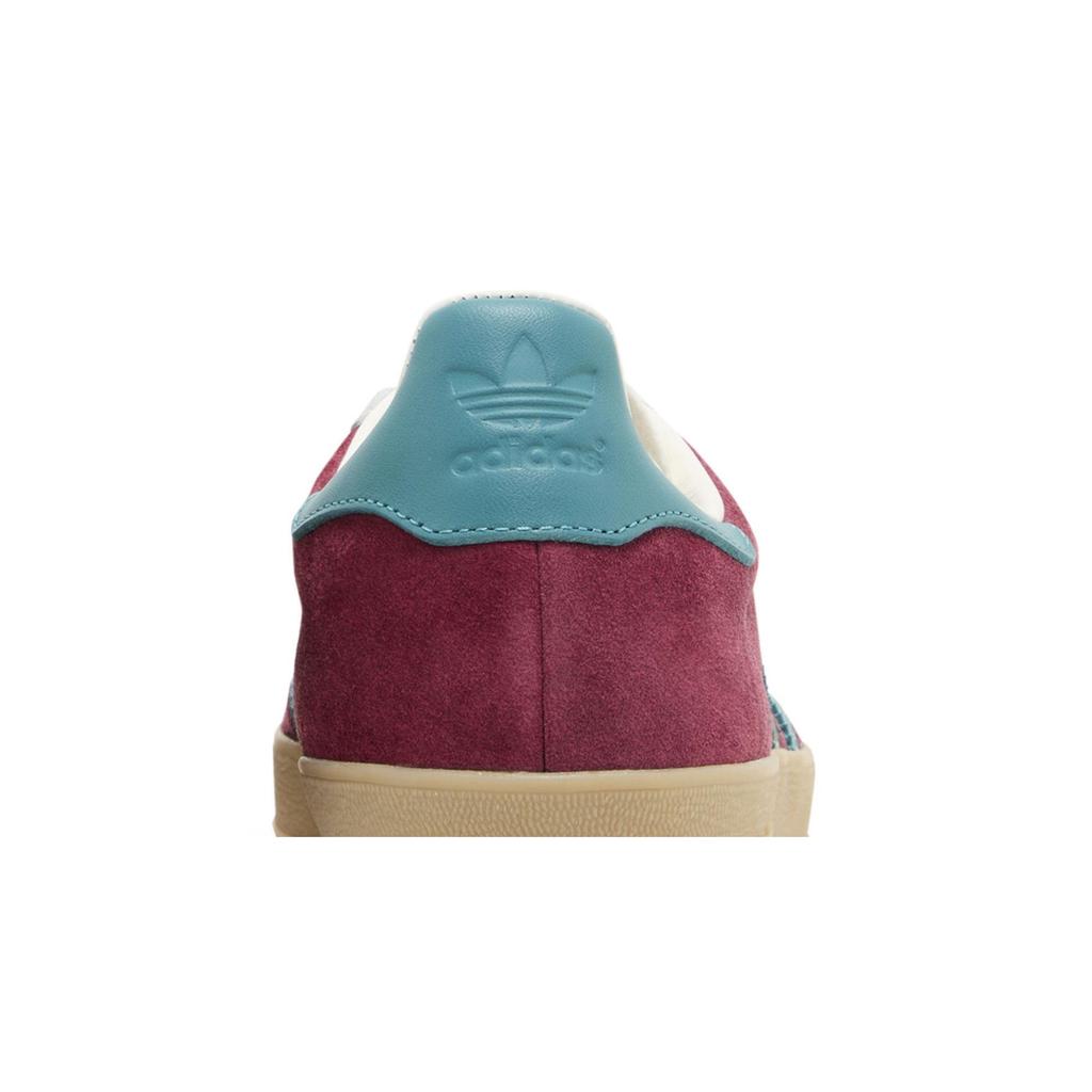 adidas Gazelle 'Collegiate Burgundy Green' (Unisex) Collegiate Burgundy / Arctic Fuchsia / Collegiate Green Skateboard Shoes IG4996