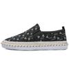 Shoes summer new shallow mouth shoes flat canvas shoes lazy casual fisherman shoes