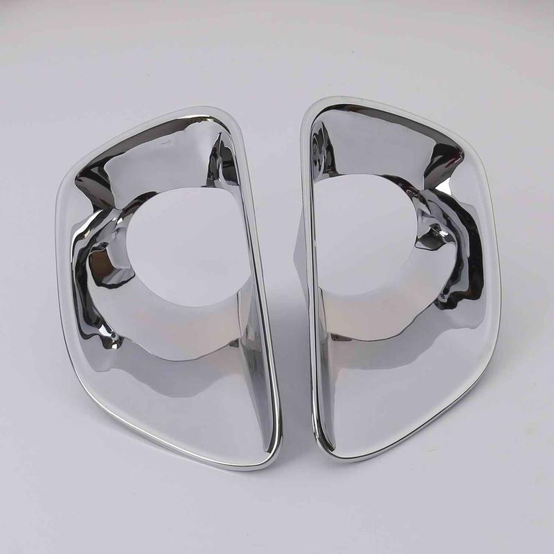 For Jeep Grand Cherokee 2010-2013 2014-2017 2018 ABS Chrome Front Fog Light Lamp Foglight Frame Cover Car Styling Accessories