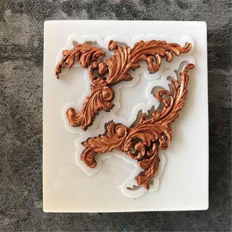 

Retro Frame Silicone Mold Baking Pan Cake Decorating Tools Fondant Chocolate Soap Mold Cake Stencils Kitchen Sugarcraft Tools
