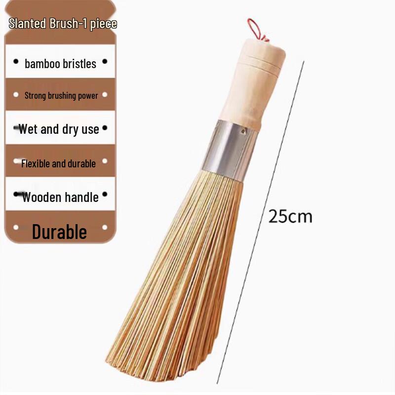 Hakka Style Bamboo Kitchen Pot Brush