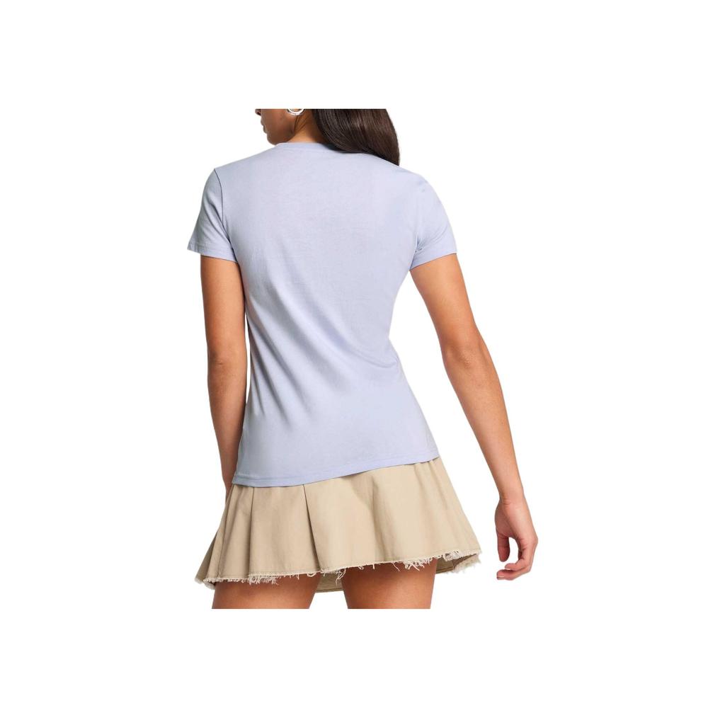Puma Loose Casual Comfortable Sweat-Absorbing Round Neck Short Sleeve T-Shirt Women Tops Purple 688938-47