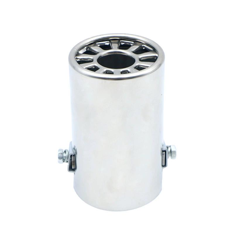 1Pcs Universal Car Exhaust Muffler Tip Stainless Steel Car Exhaust Muffler Tip Pipes Auto Tail Rear Tip Decoration Accessories