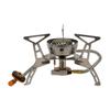 Compacts Stainless Steel Backpacking Stove High Performances Outdoor Gas Stove for Camping and Mountaineering