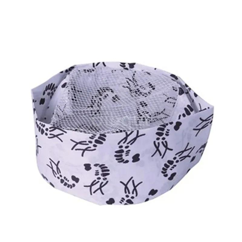 Japanese Style Sushi Chef Hat Cuisine Sushi Working Hat Headscarf Sushi Clothing Hat Chef Headwrap Skull Caps for Restaurant