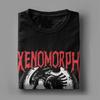 Herren T-Shirt Death Metal Xenomorph Alien Film Fantastisch 100% Baumwolle T-Shirt Kurzarm T-Shirt Rundhals Kleidung Sommer