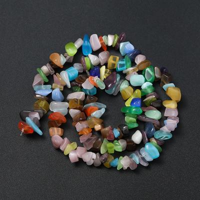 Grani di Pietra Naturale Sfusa 5mm-12mm Ghiaia di Cristallo Irregolare Perline Fai da Te Accessori per Bracciale Collana