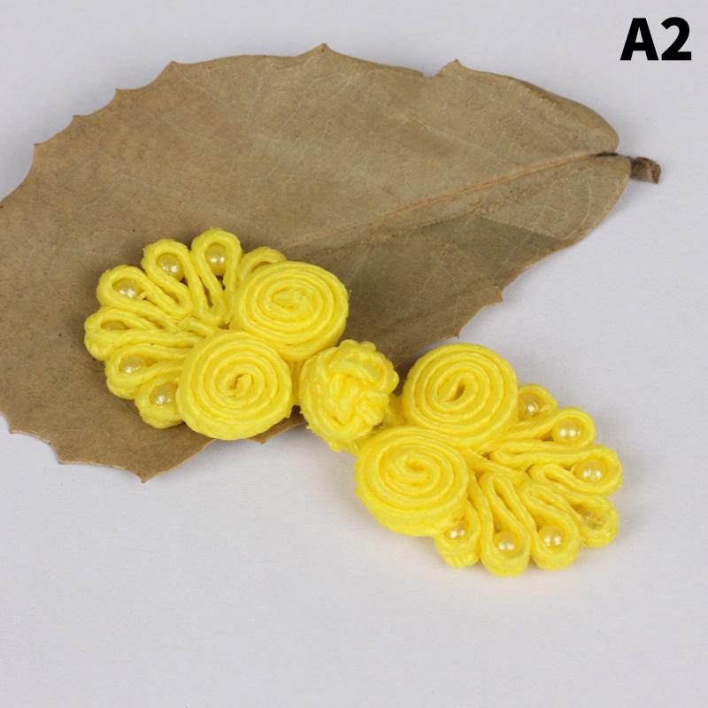 10 Pcs Boutons en Nylon Bouton Noeud Chinois Boutons Cheongsam Tang Suit Chinois Fait Main Fermetures Noeud