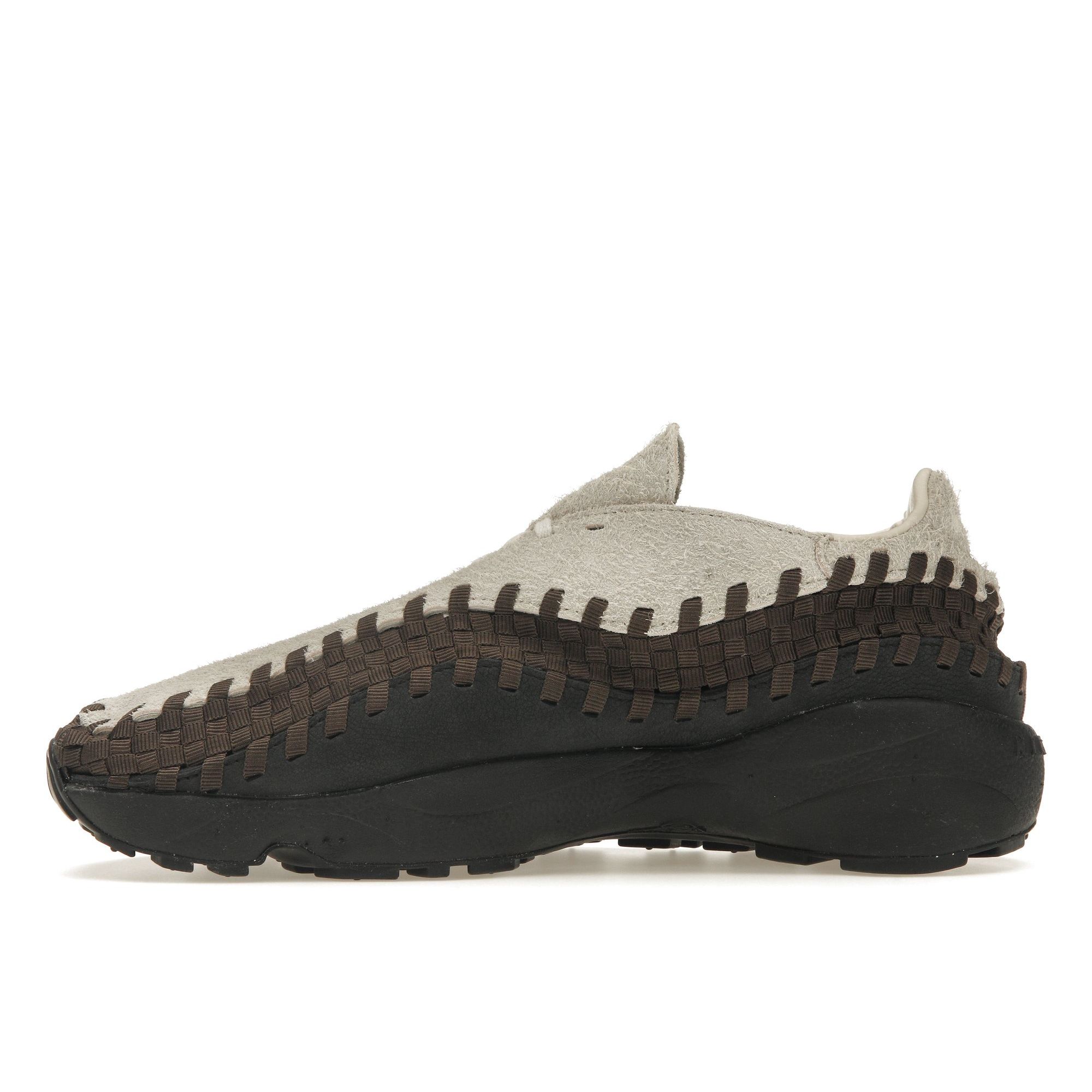 Nike Air Footscape Woven Phantom Earth Женские кроссовки Кремово-черные FZ4340-100 37.5 — фото 5