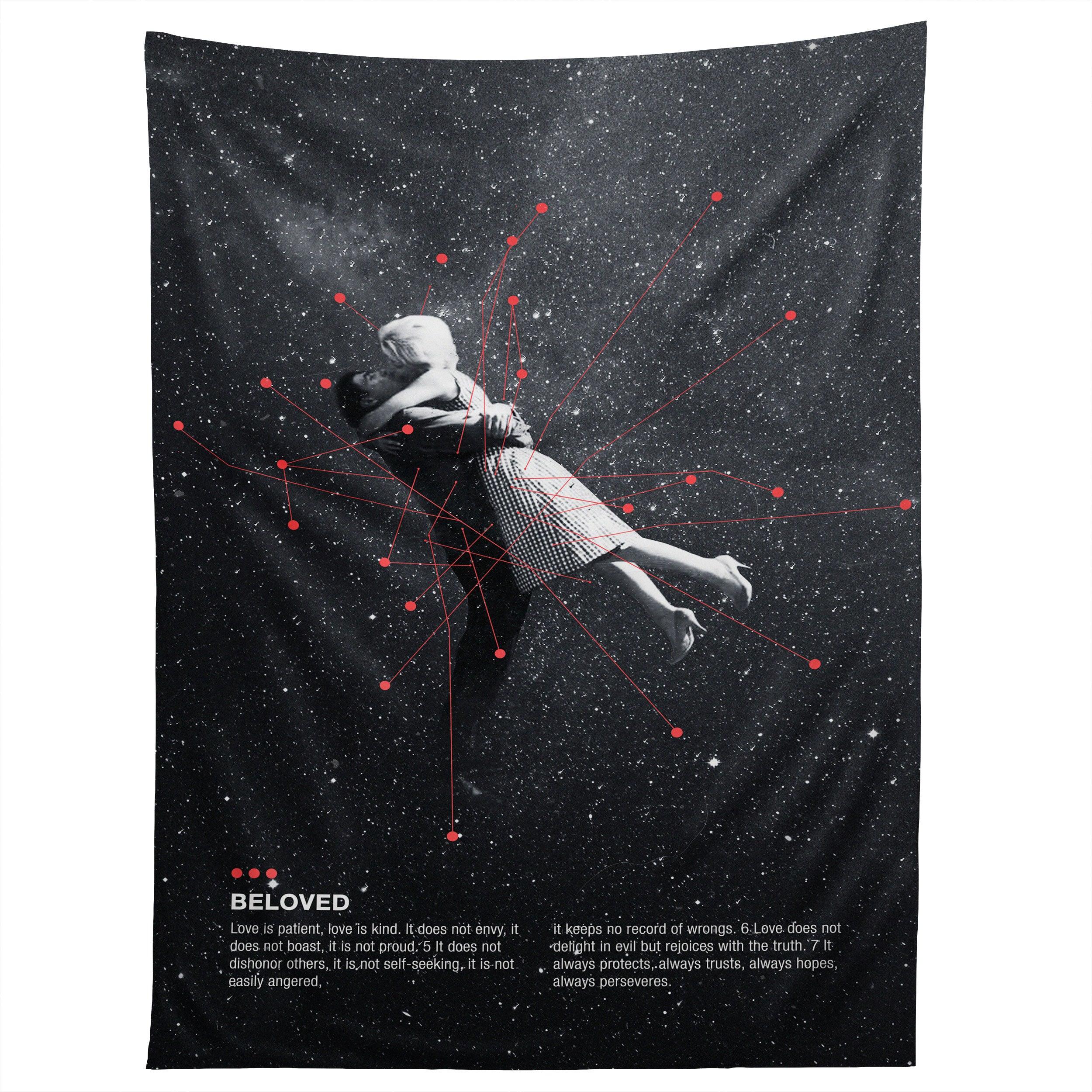 BELOVED tapestry 75x100