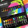 24-color Aluminum Tube Acrylic Oil Paint Set for Beginners Art Gouache Paint Painting Set