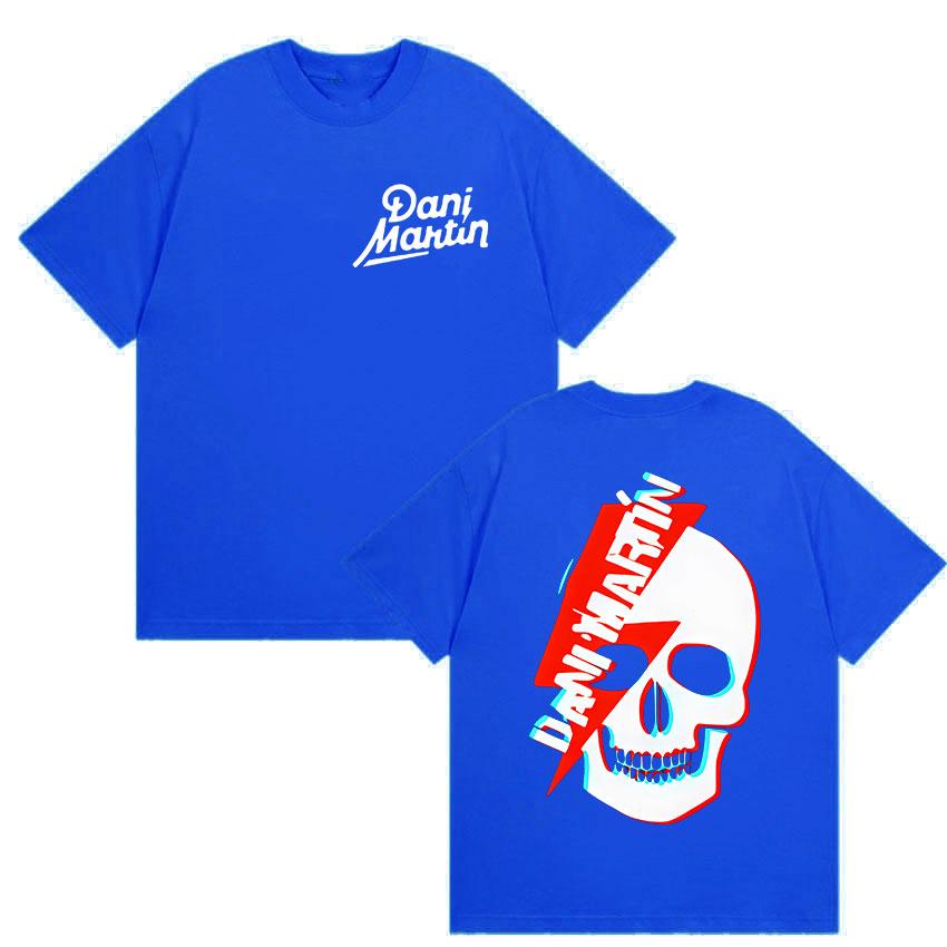 Rock Band Dani Martin Tour 2026 Merch T Shirt Mens Vintage Gothic Oversized Cotton Tshirts Man Hip Hop Punk Clothing Tshirt
