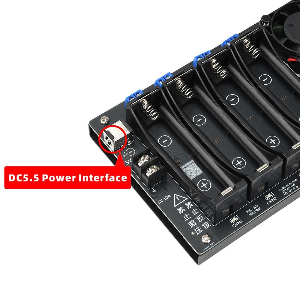 8 Channel 18650 Battery Capacity Internal Resistance Tester Automatic Charging/Discharging Module Curve display Battery Tester