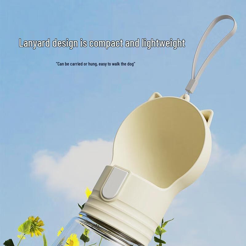 JINGRUIXIANG Portable Dog Water Bottle & Food Feeder