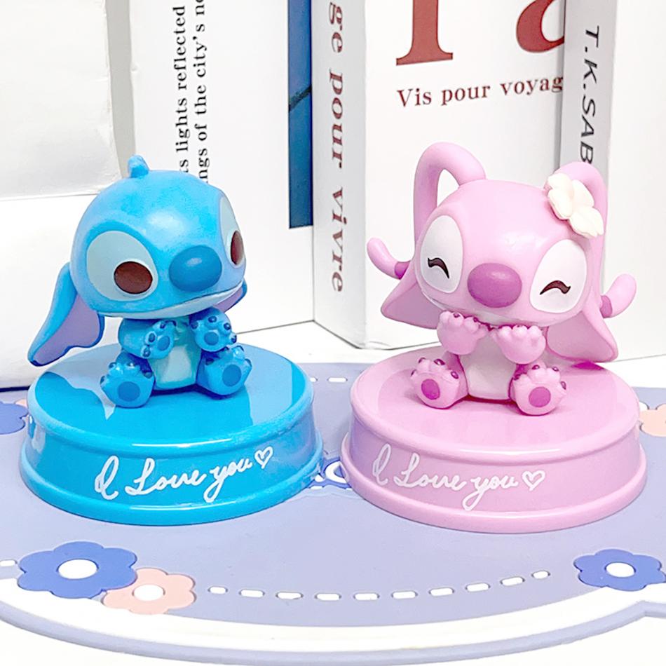 7Cm Lilo & Stitch Cartoon Cute Figure Model Collection Anime Desktop Ornaments Kids Birthday Toys Gifts