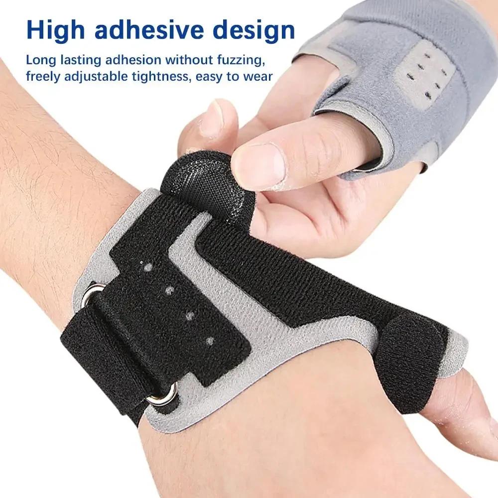 1Pcs Reversible Thumb & Wrist Stabilizer Splint For Trigger Finger, Arthritis, Tendonitis, Sprained And Carpal Tunnel Supporting