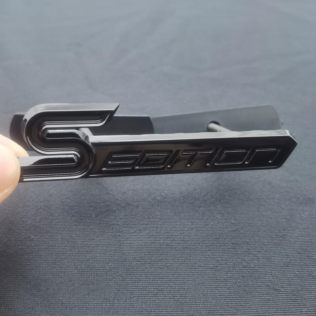 1Pc 3D Metal Logo Car Side Fender/Rear Trunk Emblem Badge Sticker, Car Front Grille Badge
