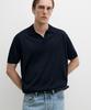 Masimodutti Wool Blend Short Sleeve Knit Polo Shirt