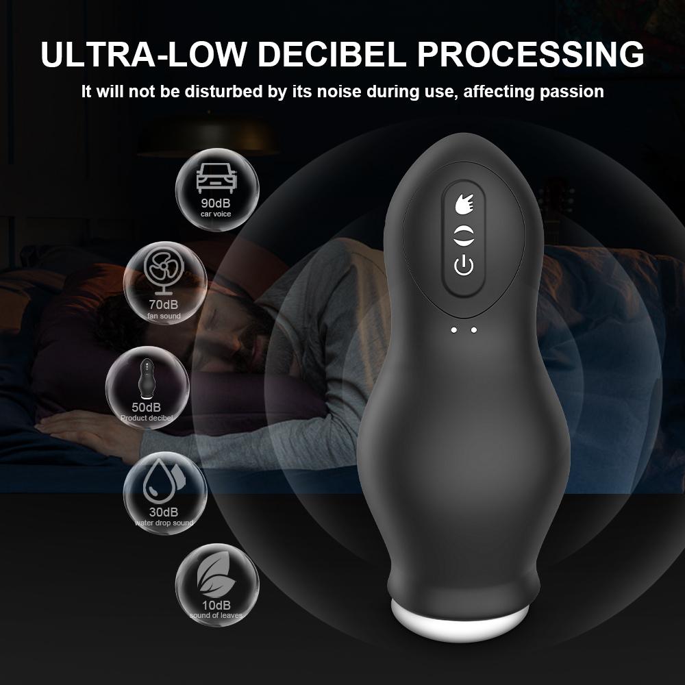 Masturbator For Men Automatic Sucking Male Machine Oral Vaginal Penis Vibrator Sex Toy For Men Masturbation Cup Blowjobs Machine